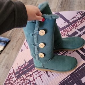 Teal Bailey Button Uggs